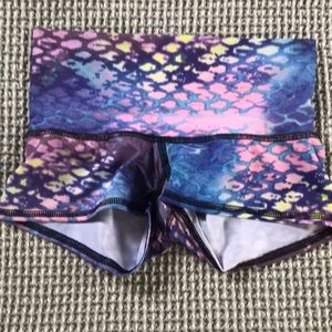 Rare Teeki mermaid print sun shorts